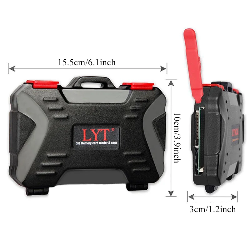 Portable SD Card Holder Waterproof and Shockproof SD Card Box Storage Can Be Used for SD/CF/TF