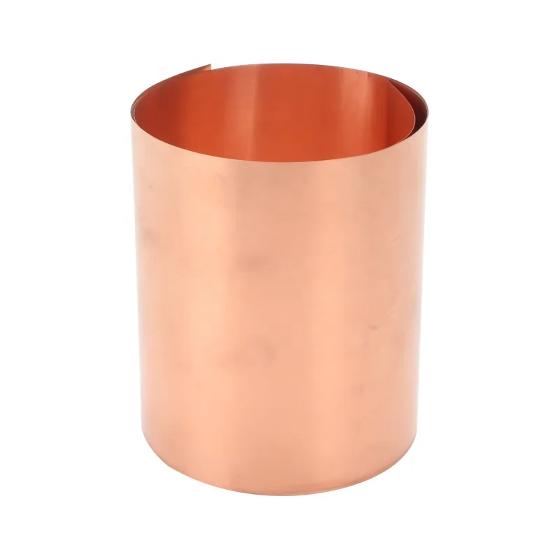 High quality 0.035mm micron copper foil strip extra thin C11000 copper foil copper strip price