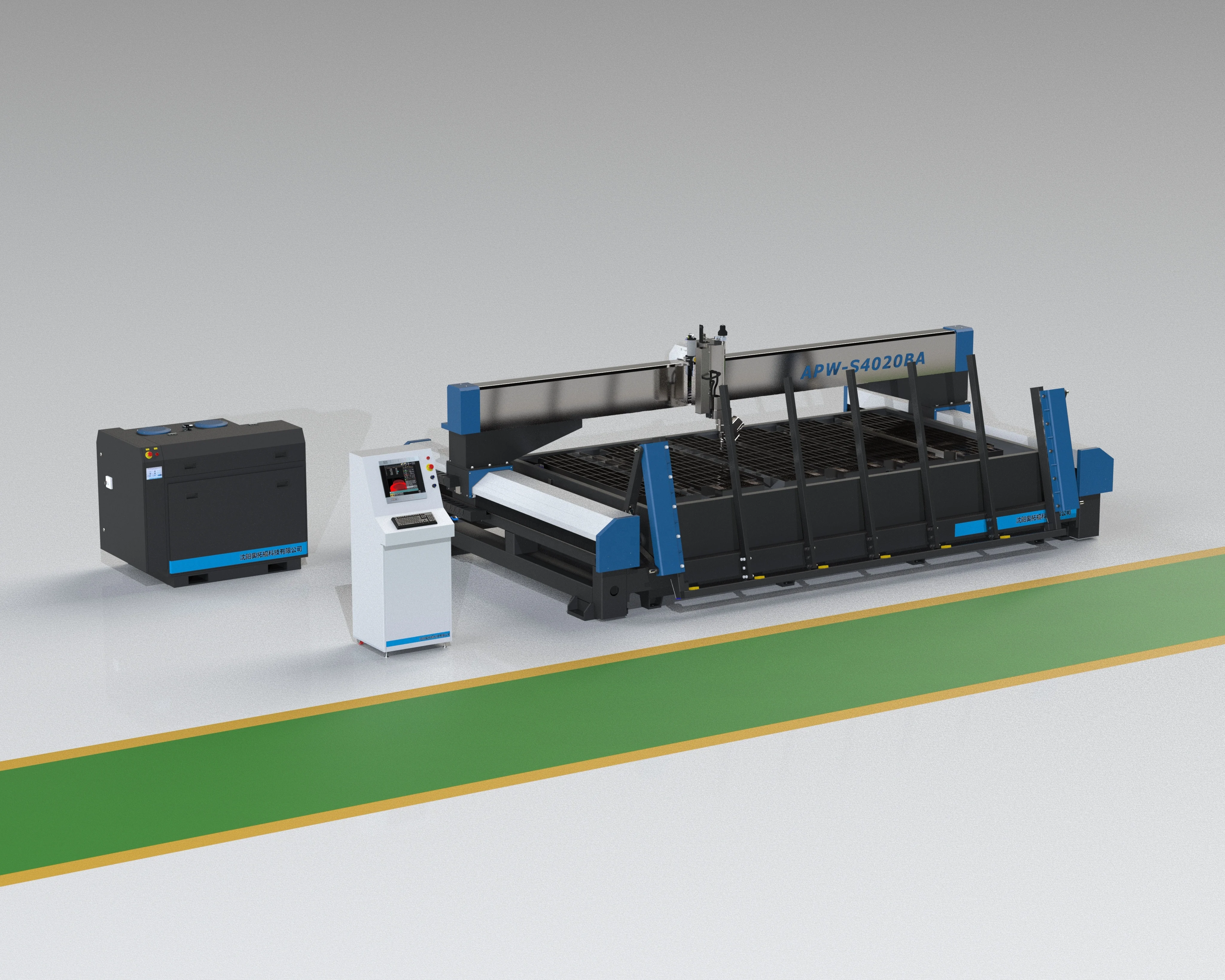 Высокоэффективное оборудование для архитектурного стекла с ЧПУ