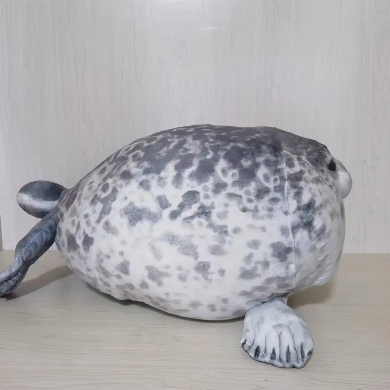 Newstar Seal Pillow Cute Seal Plush Toy with 4 Baby Seal Plushies in Her Tummy Cotton Stuffed Animals Gift for Kids