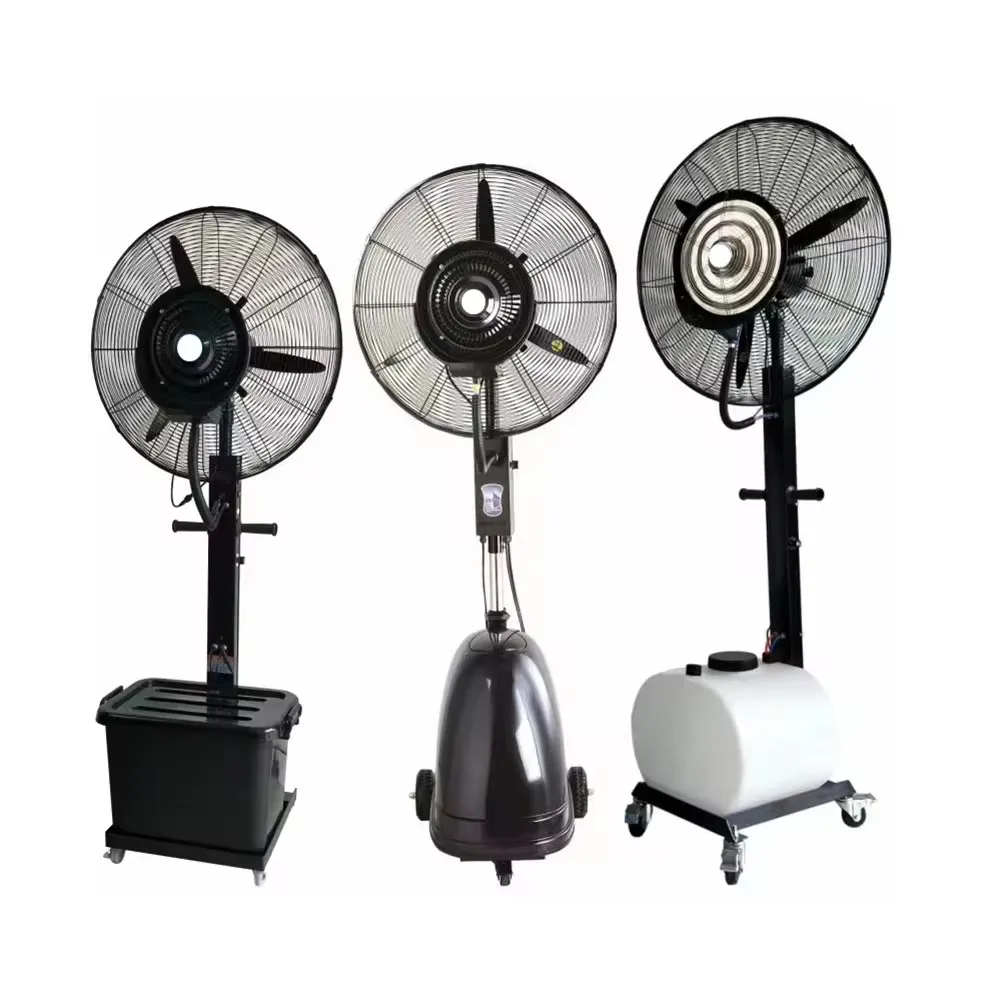 2024 manufacturer Wholesale mist fan with water tank cooling fan industrial air cooling out door mist fan  PL