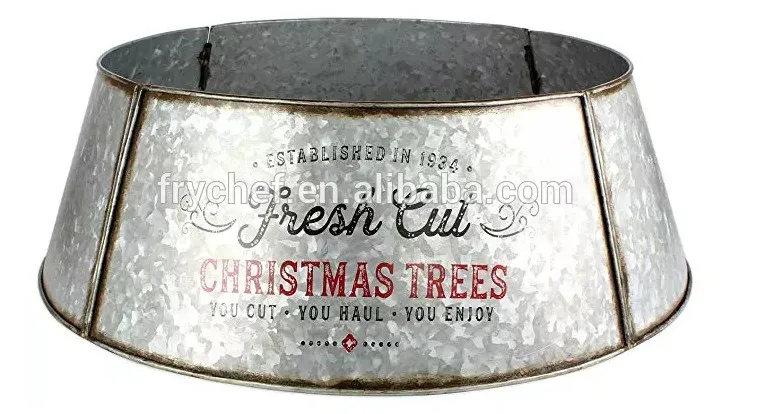 Galvanized steel foldable  christmas tree Collar , Christmas decoration