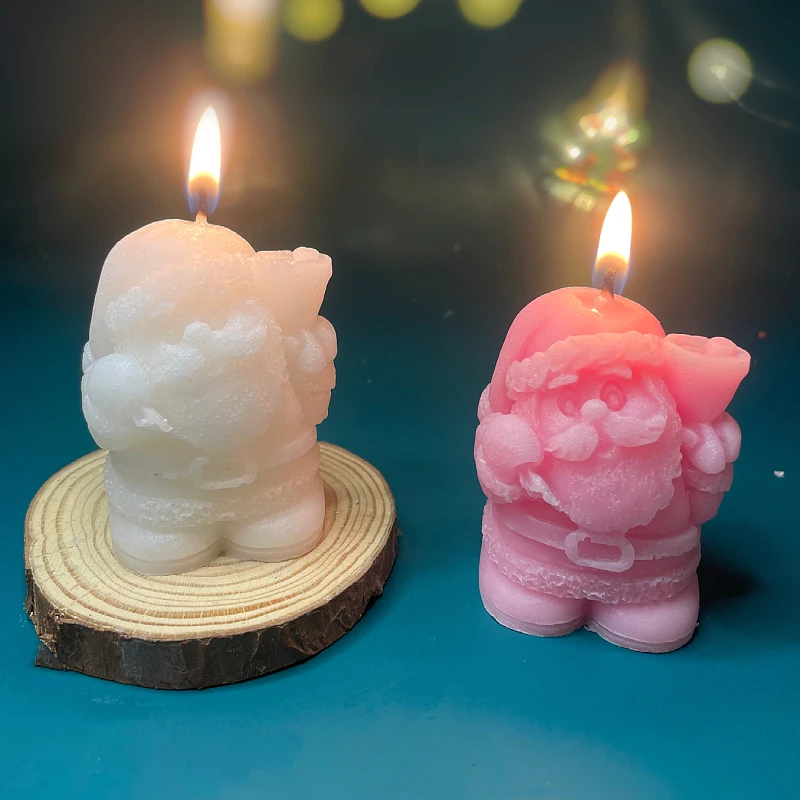 Spot Santa Claus Candles Christmas decorations Christmas candles wholesale support color fragrance custom