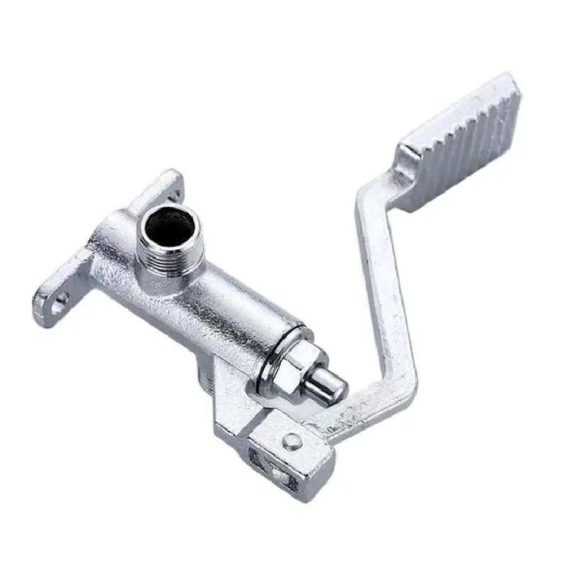 GOGO Medical Pedal Faucet Switch Foot Step Type Single Cooling Faucet Copper Hot & Cold Tap Switch Valve Water Mixing Valve