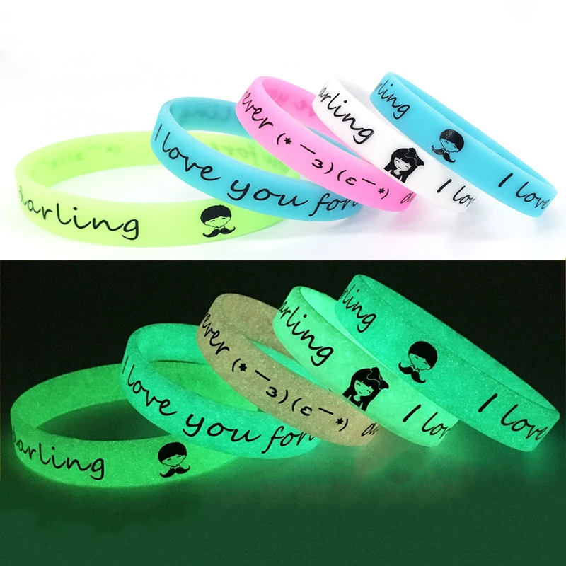 Promotional Basketball Star Hand Luminous Silicone Wristband Customized Waterproof High Quality Silicone Material Wristband