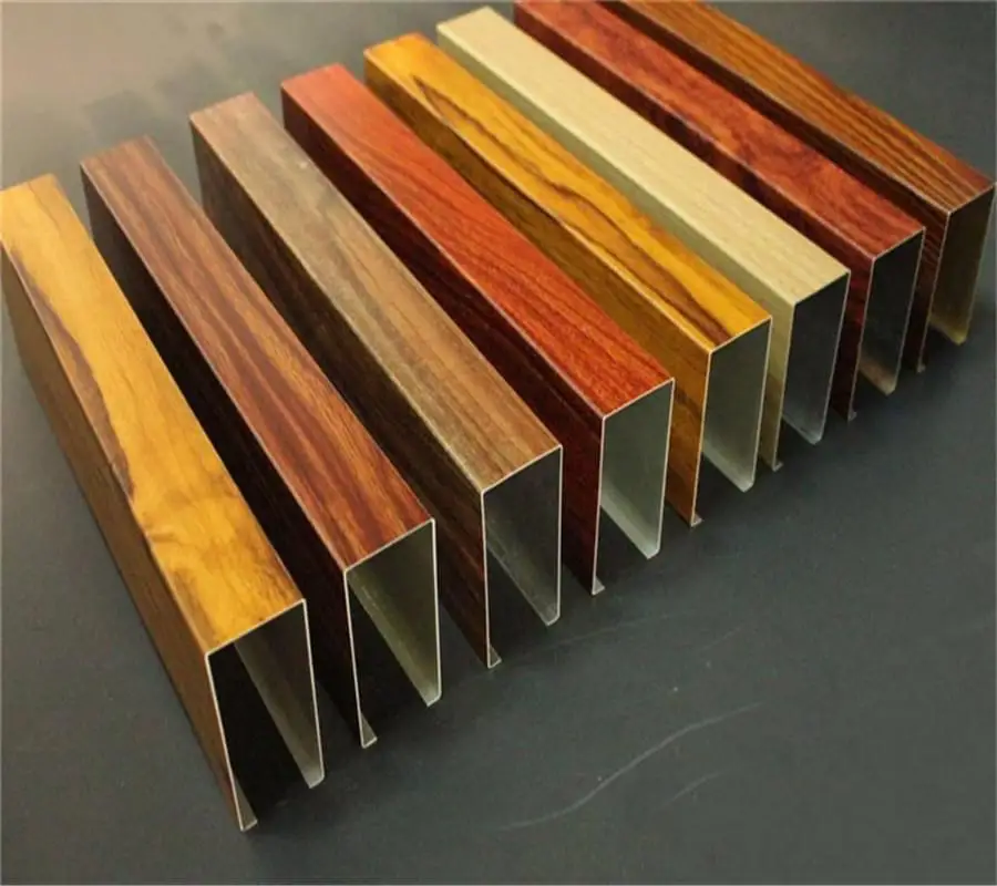 Heat Transfer Wood Effect Thermosetting Powder Coating Dry Powder Paint Used In Outdoor Metal Product