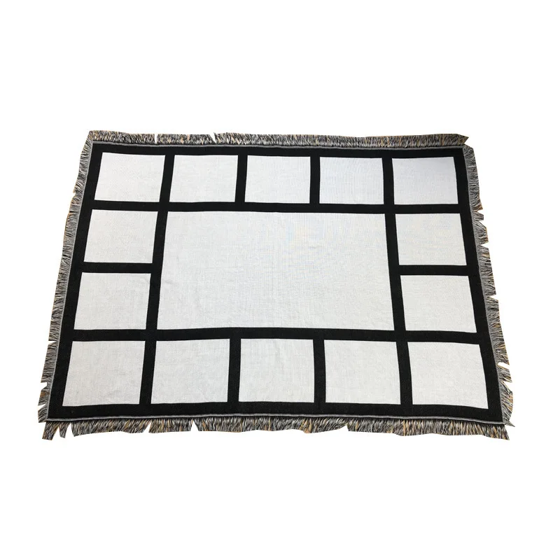 Wholesale Blank Sublimation 9 15 20 Panel Photo Throw Blanket