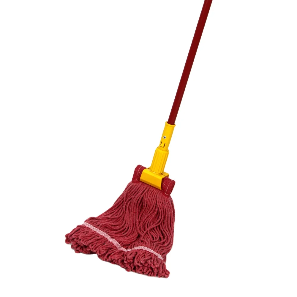 Промышленная швабра с длинной ручкой для чистки пола