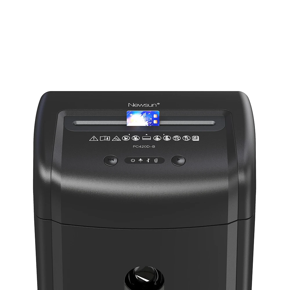 P4 18 Sheets Cross Cut Paper Shredder 30 Liter Pull-out Bin,Silent 56dB,30 Mins Shredding Time,LED Indication,Hot Selling