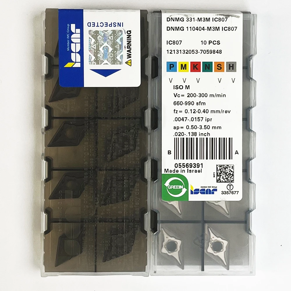 HAUZHICHUN DNMG 331-M3M IC807 CNC Carbide Indexable Turning Tool Insert