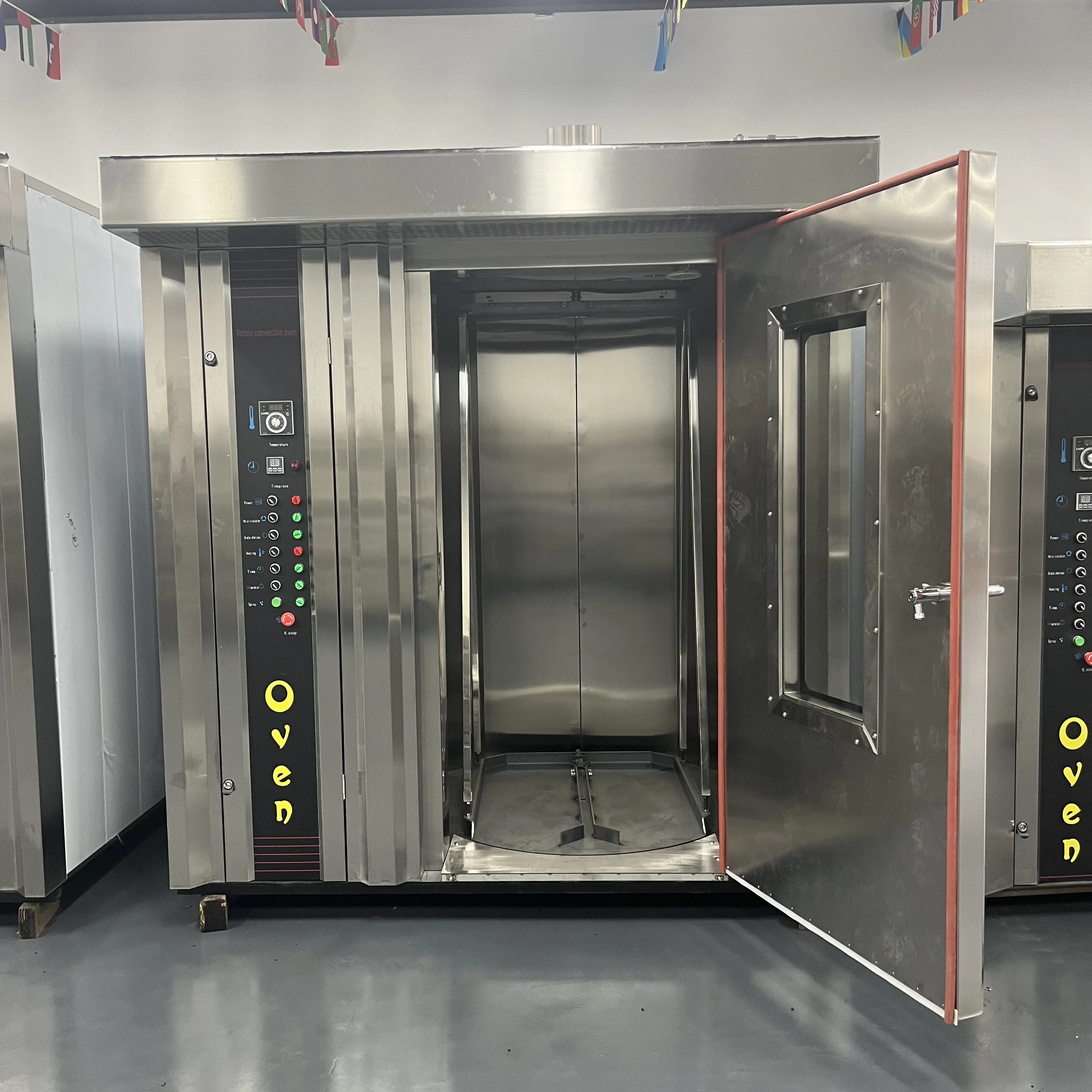 Commercial Bakery Equipment 16 Trays Hot Air Rotary Oven For Bread Maker Machine 32 Trays Electric/Gas Rotary Oven
