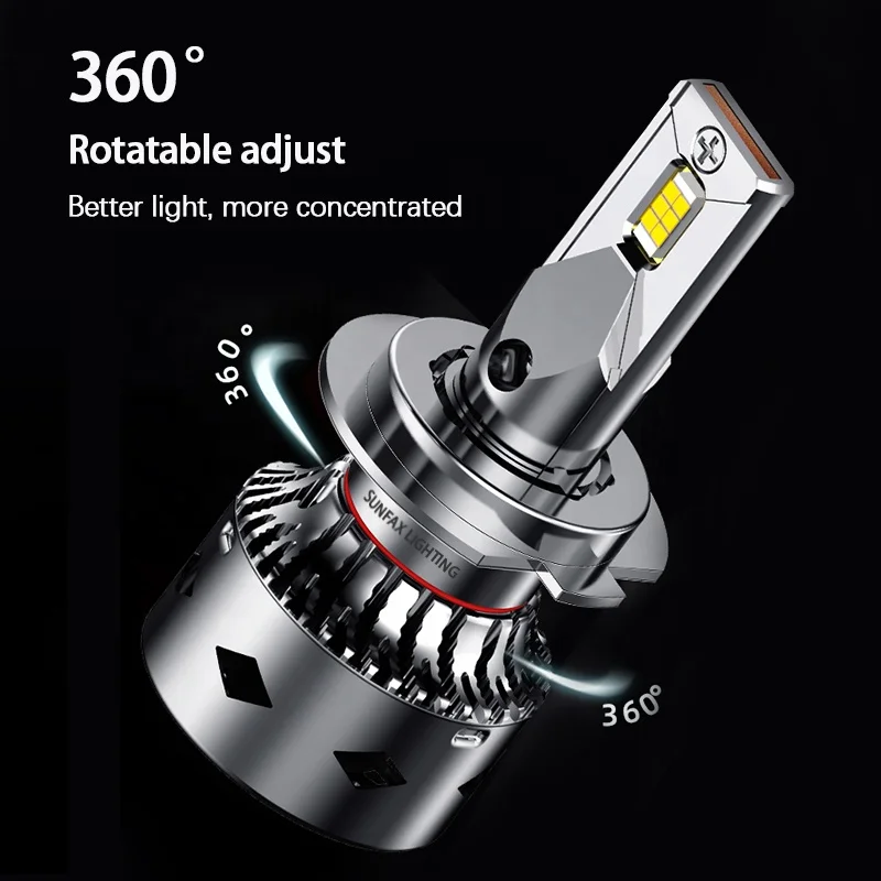  2021 Newest Aluminum Car H4 LED Headlight Bulb H7 H11 9005 20000 Lumen Auto Led