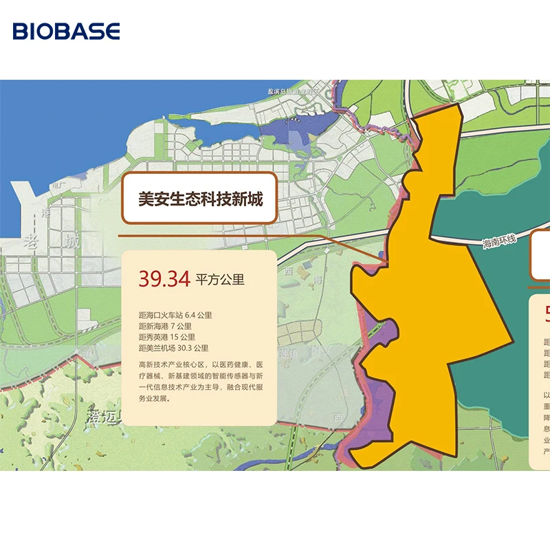 BIOBASE Прямая продажа с фабрики Цена двойного назначения сушильная печь Светодиодная панель дисплея BOV-D240 малая лабораторная мельница использованием