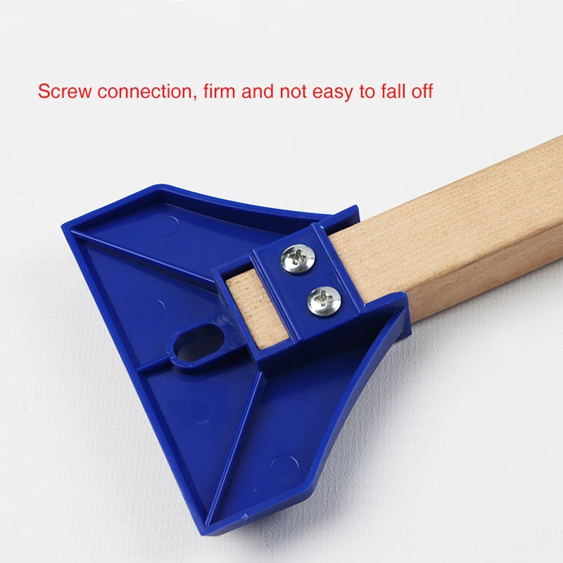 car cleaning snow removal tool  wooden handle snow brush with ice scraper