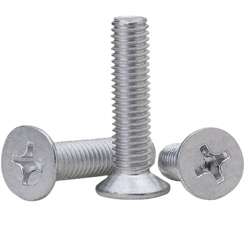 SDPSI DCT DIN965 Aluminium Alloy 6063 Countersunk Flat Head PhiLlips Machine Screw M1.7 M2 M2.5 M3 M4 M5 M6