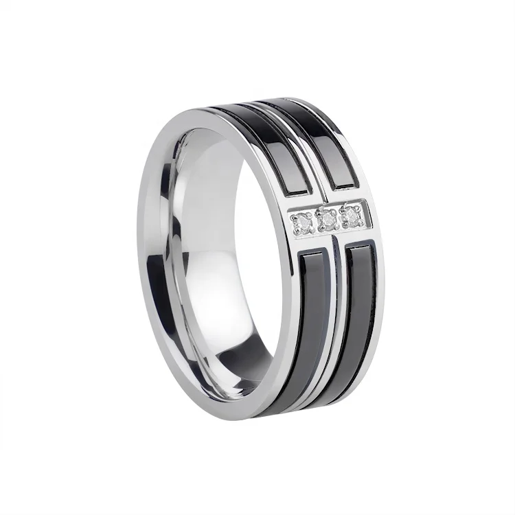 
 Оптовая продажа, модные свадебные кольца с бриллиантами из нержавеющей стали 316l  