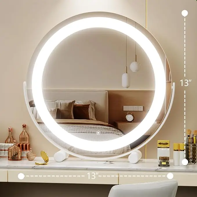Modern On The Table LED Mirror Light with Anti-Rust Magnifying Glass One-Year Warranty Bathroom Vanity for Hotel Application