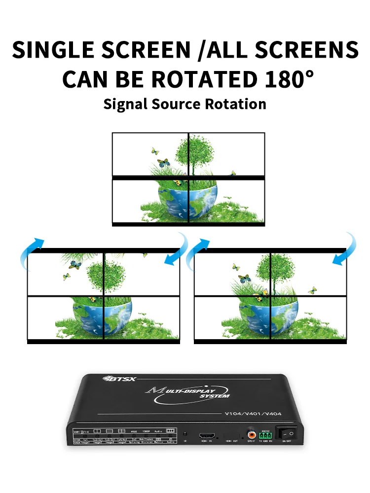 Best selling professional video splicing screen tv display 3x3 1x4 4K video wall controller 2x2