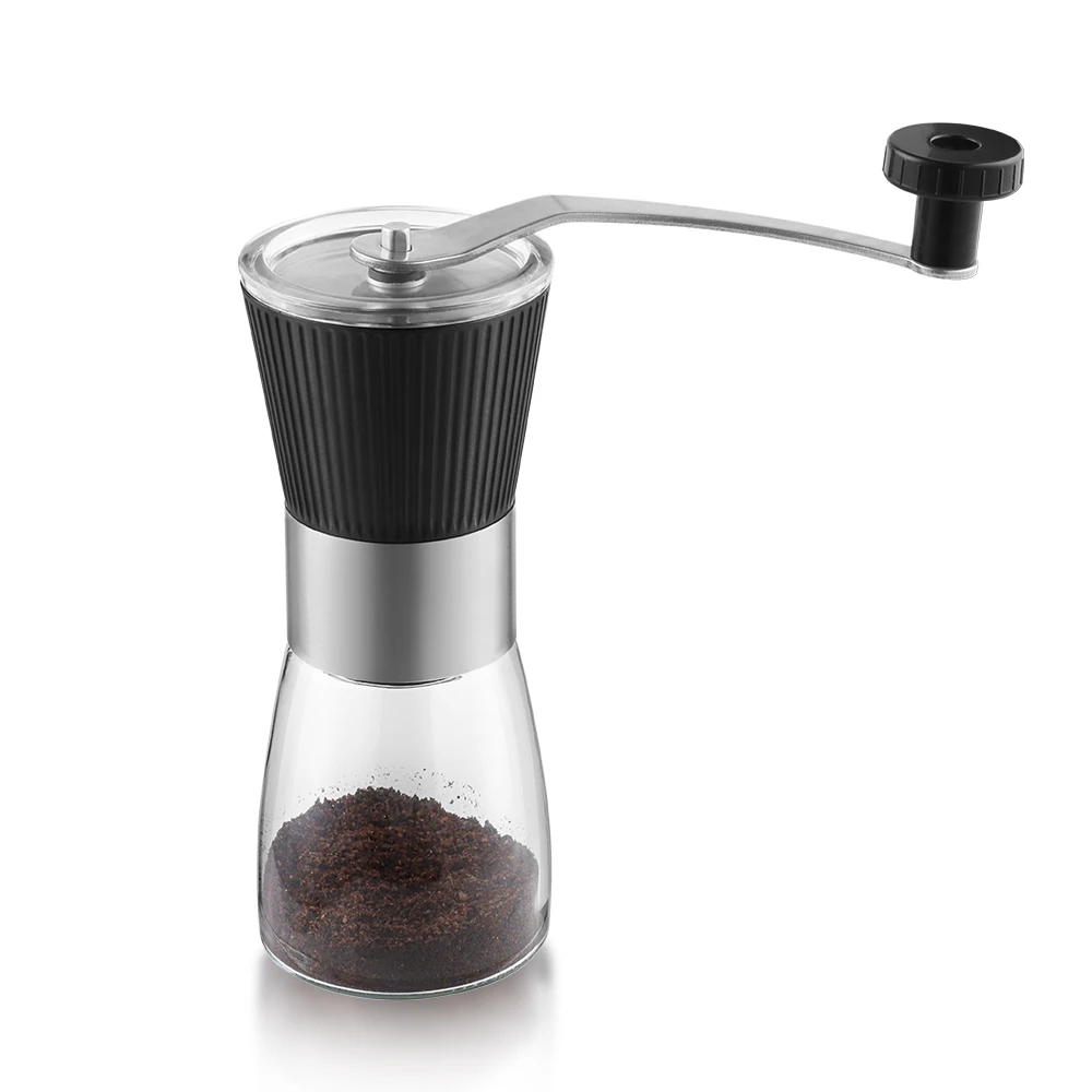 Emode Black Manual Coffee Grinder Ceramic Burr Coffee Grinder Ceramic 40g Grinder Coffee