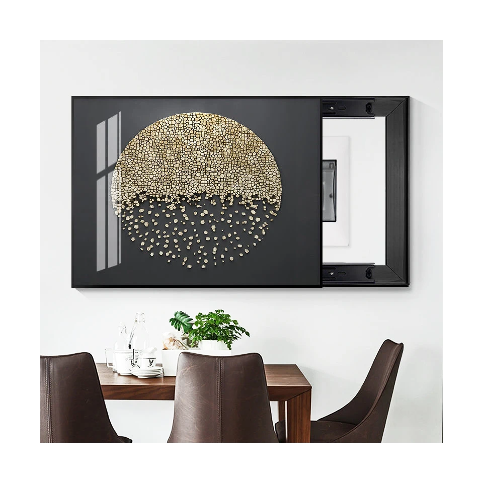 Nordic Home Decor Punch Free PS Framed Electricity Box Wall Art Abstract Still Life Print Distribution Box Hanging Painting