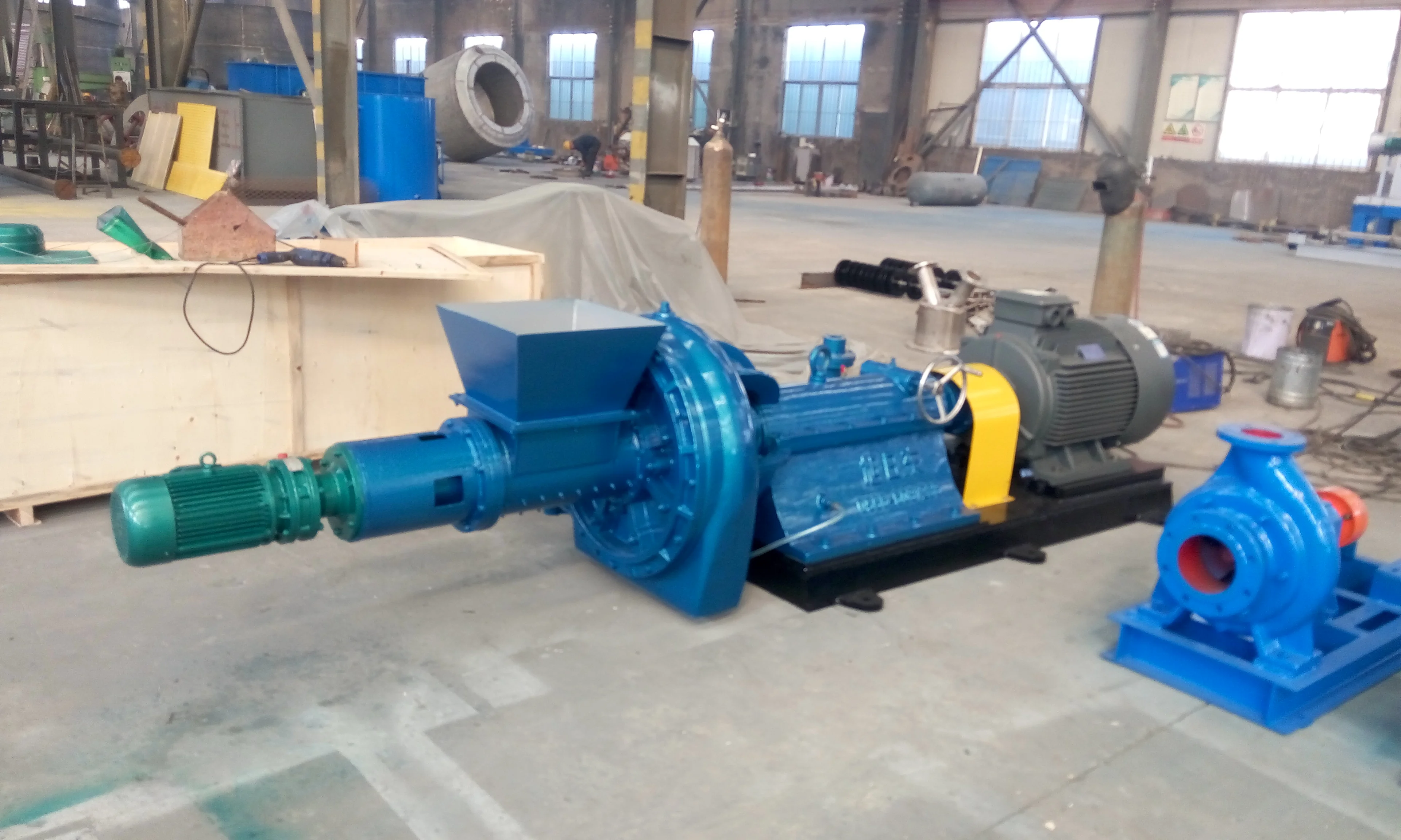 chemical bagasse / palm silk  paper pulp making  equipement high consistency energy-saving refiner