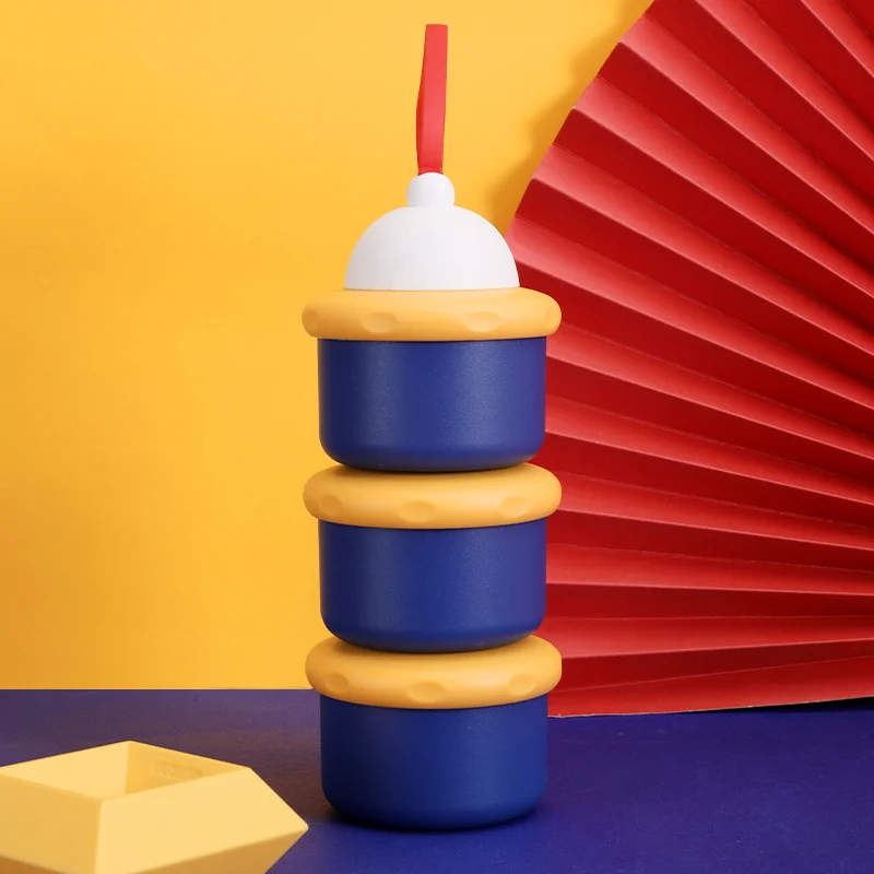 Baby Milk Powder Box Infant Feeding Food Formula Dispenser Container Toddler Snacks Food Mix Portable Storage Container