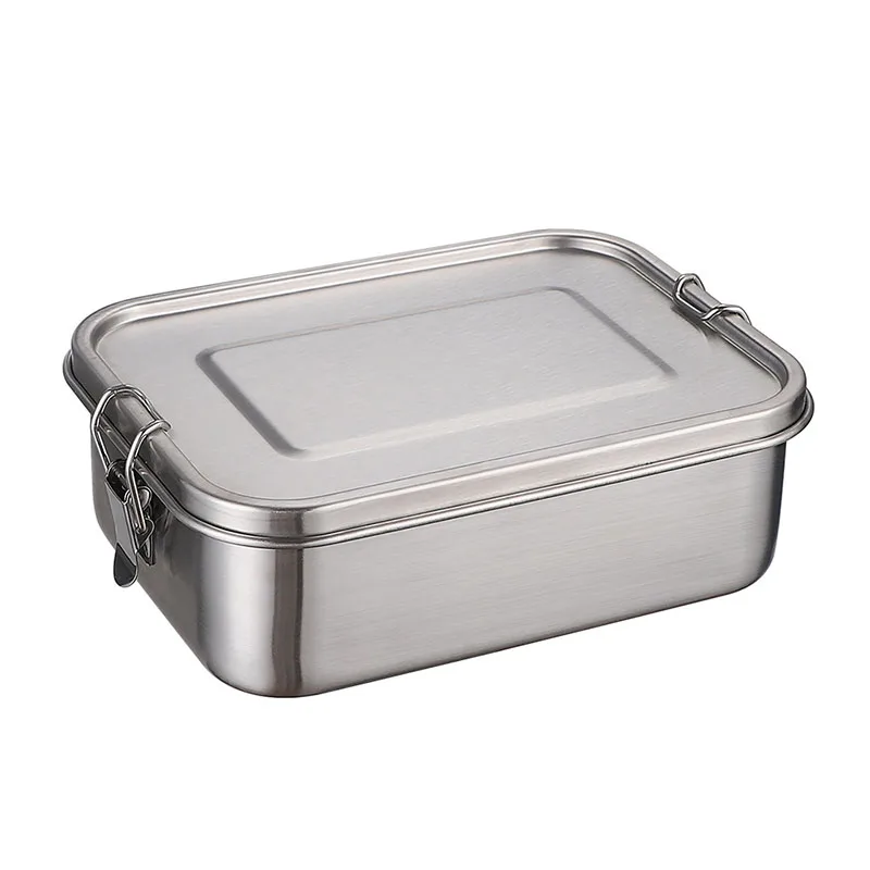 Iwayman Stainless Steel Lunch Box for Adults I 40oz I with free Sealing I Metal Bento Box with 3 Compartments for Outdoor