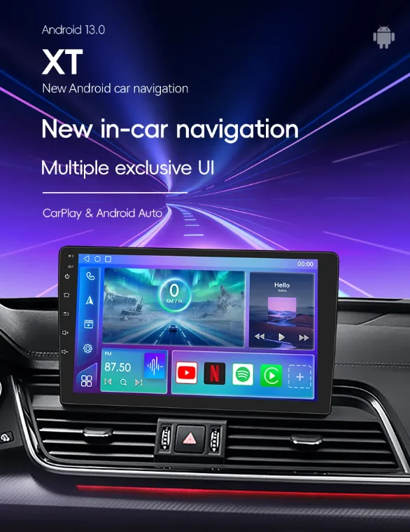 car accessories 2025 best seller car stereo with dvd player 10 7 inch android car radio