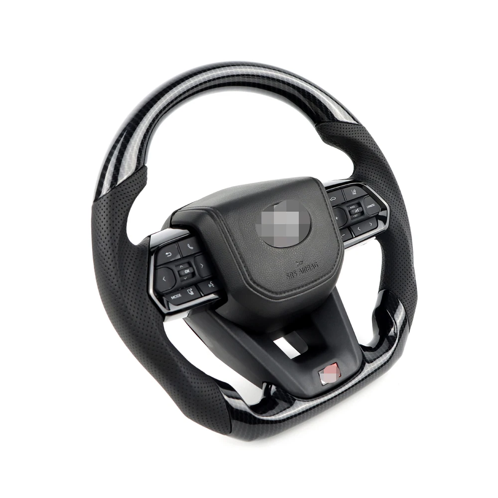 Upgrade300 GR Style  Steering wheel  For Toyota LAND CRUISER FJ79 FJ76 FJ70  Steering wheel 2008 2021  Ordinary carbon wheel