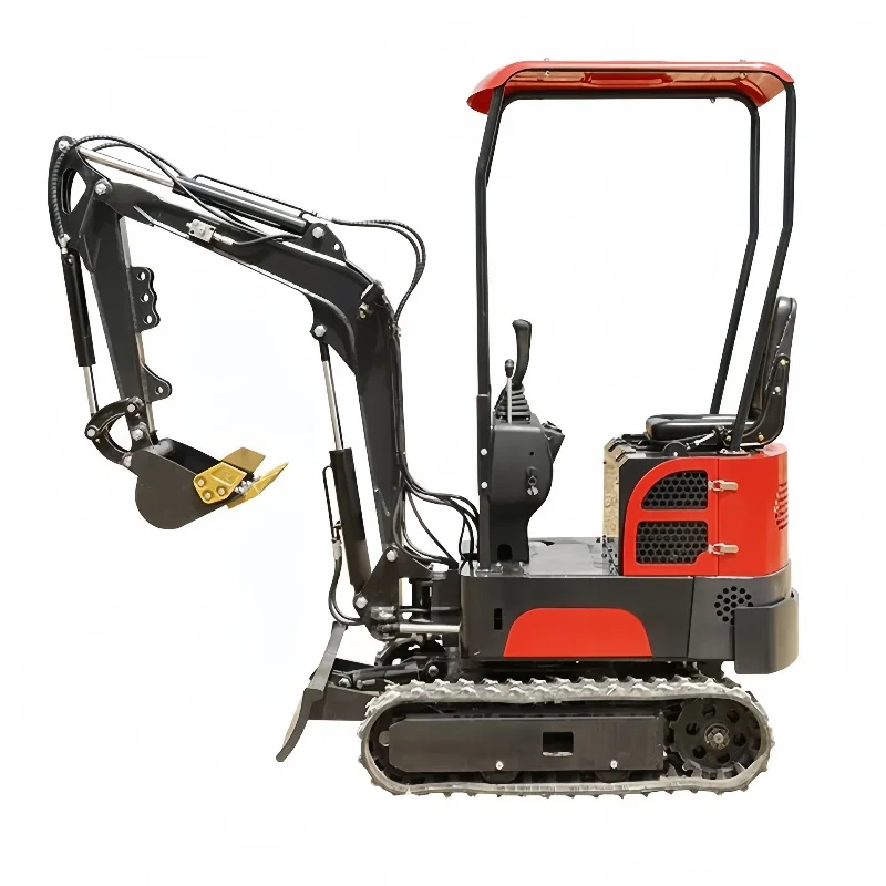 Wholesale Price mini excavator machine small digger crawler excavator 0.8Ton 1Ton 2 ton Farm Excavators for sale