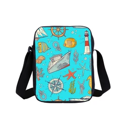 Детская сумка-мессенджер через плечо с мультяшным 3D-принтом на заказ