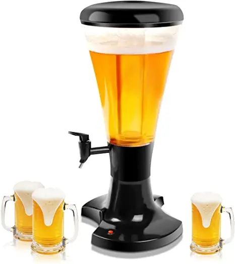 Custom Beer Tubes Cheap Bar Party Drink Dispenser Draft Beer Tower LED Beer Giraffe