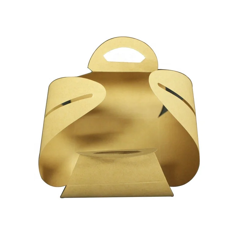 round Food Grade Disposable Cake Box for Dessert Baking Container Stamping Embossing Varnishing Printing Handling Blister Use