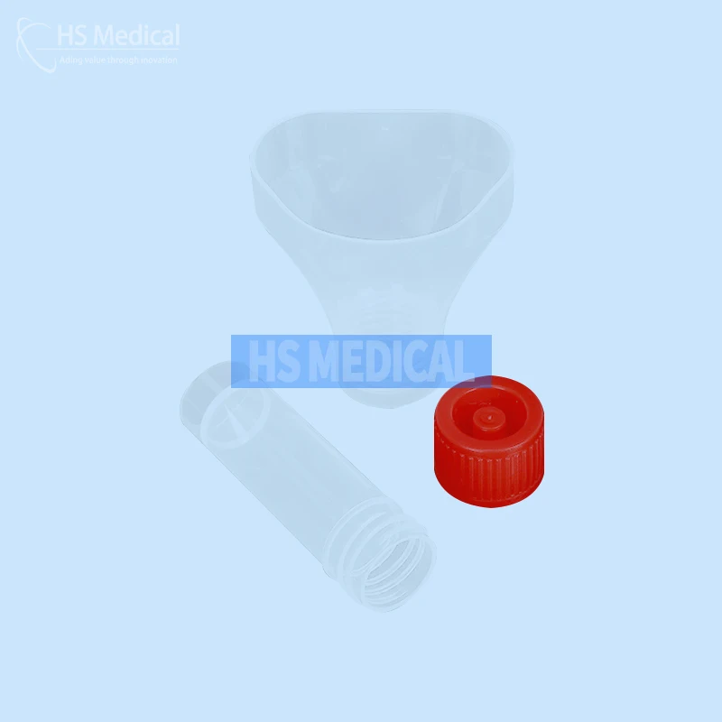 2021 New Arrival 100% Plastic Collection Tube Saliva Funnel Specimen Collector