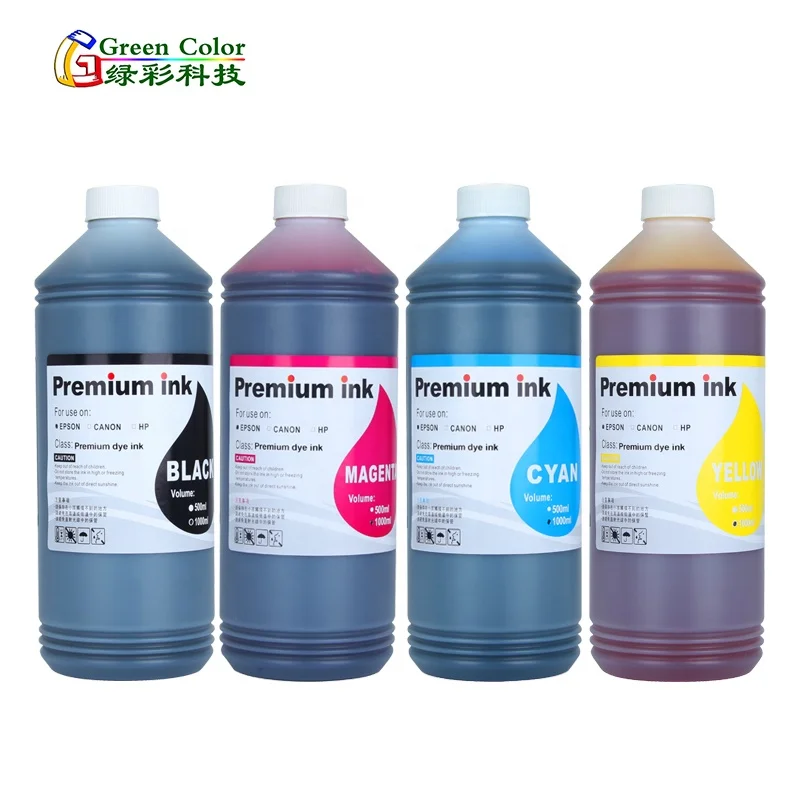 Factory hotsales premium ink 1L printing inks water based dye inks For Epson inkjet printer