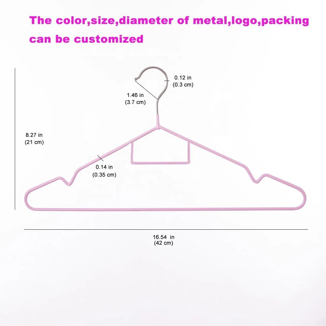 metal hangers metal clothes hangers pvc coated body metal coat cloth hanger