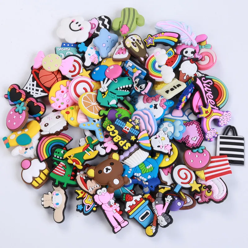 Wholesale custom PVC shoe charms  DIY shoe charm accessories personalized cartoon style decoration clog