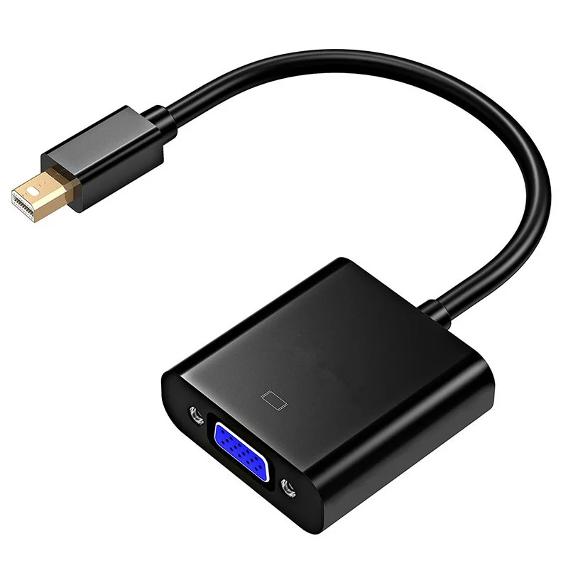 Doonjiey 1080P  Male to Female Video Audio mini DisplayPort hdmi vga Converter for PC Computer Laptop mini DP to VGA Adapter
