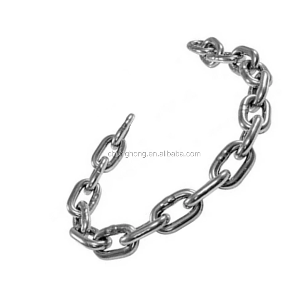 JIS Type Link Chain Stainless Steel AISI 304 316 Stainless Steel Welded Chain