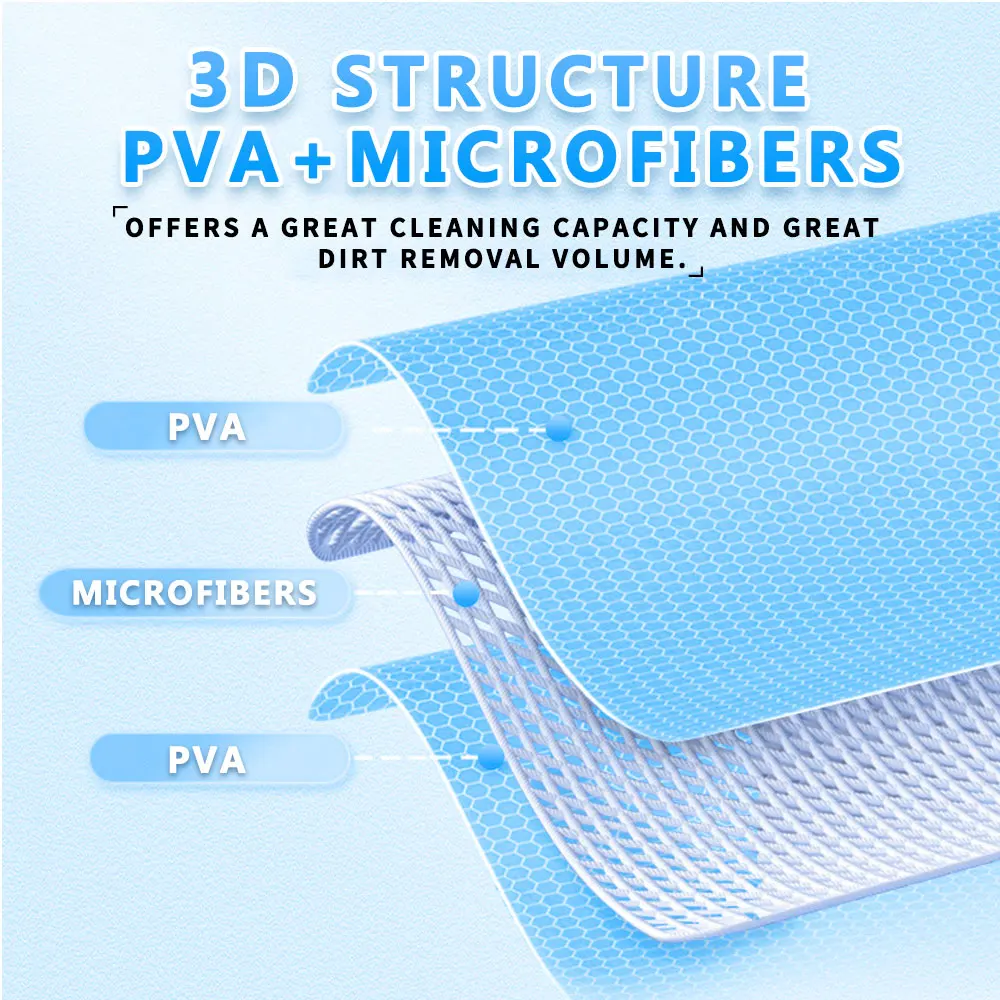 Synthetic chamois cloth shammy chamois towel microfiber PVA clean cloth for car care