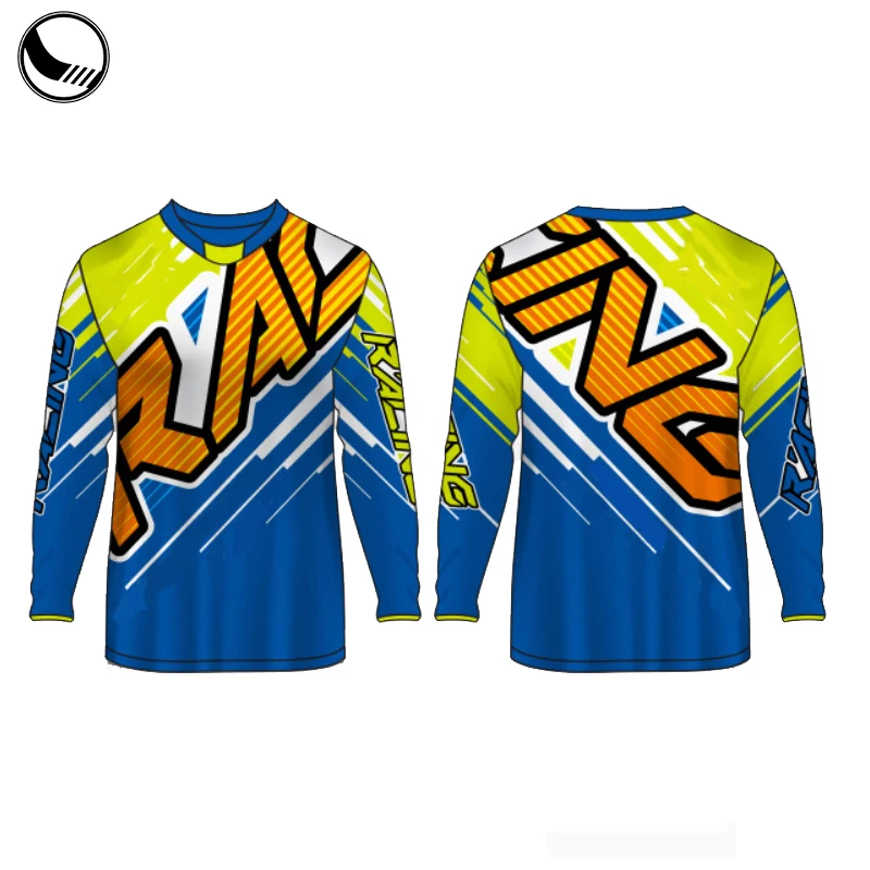 custom design sublimation racing bmx jersey