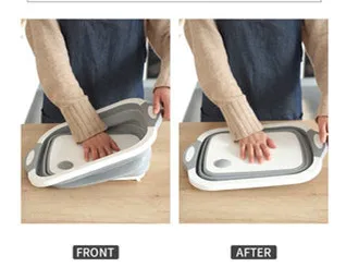 Многофункциональная Складная сливная корзина для раковины для кухни и дома