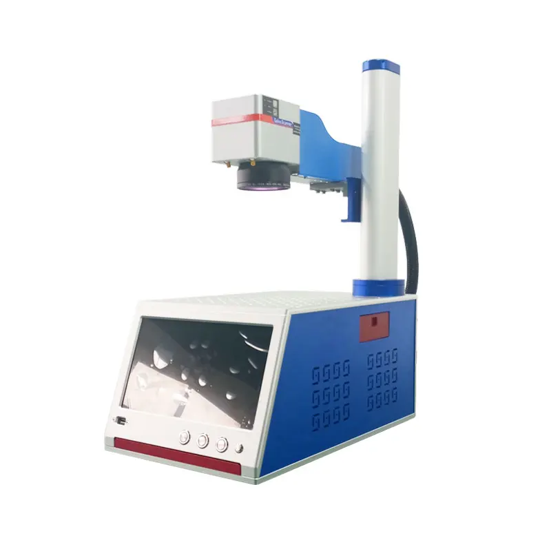 Portable Desktop Fiber Laser Marking Machine For Metal Easy To Operate And Marks Metal With Precision