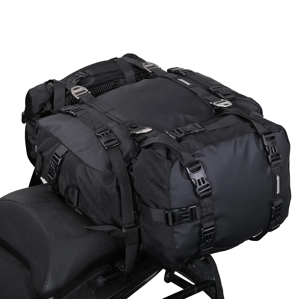 20L Motorcycle Day Commuter Tank Bag Rhinowalk Duffle Motor bike Rear Saddle Tail Bag