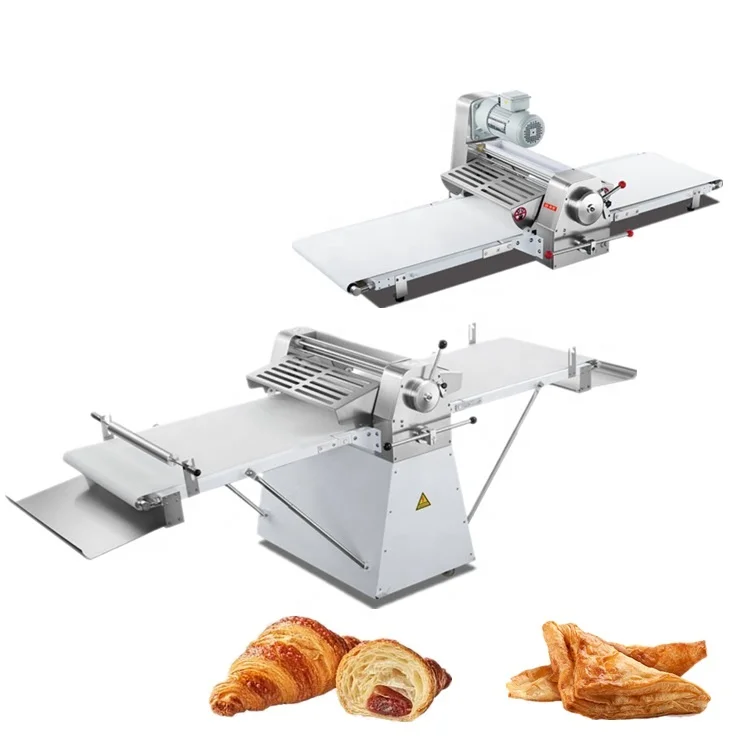 dough roller belt 520 630mm sheeter Commercial puff pastry dough roller