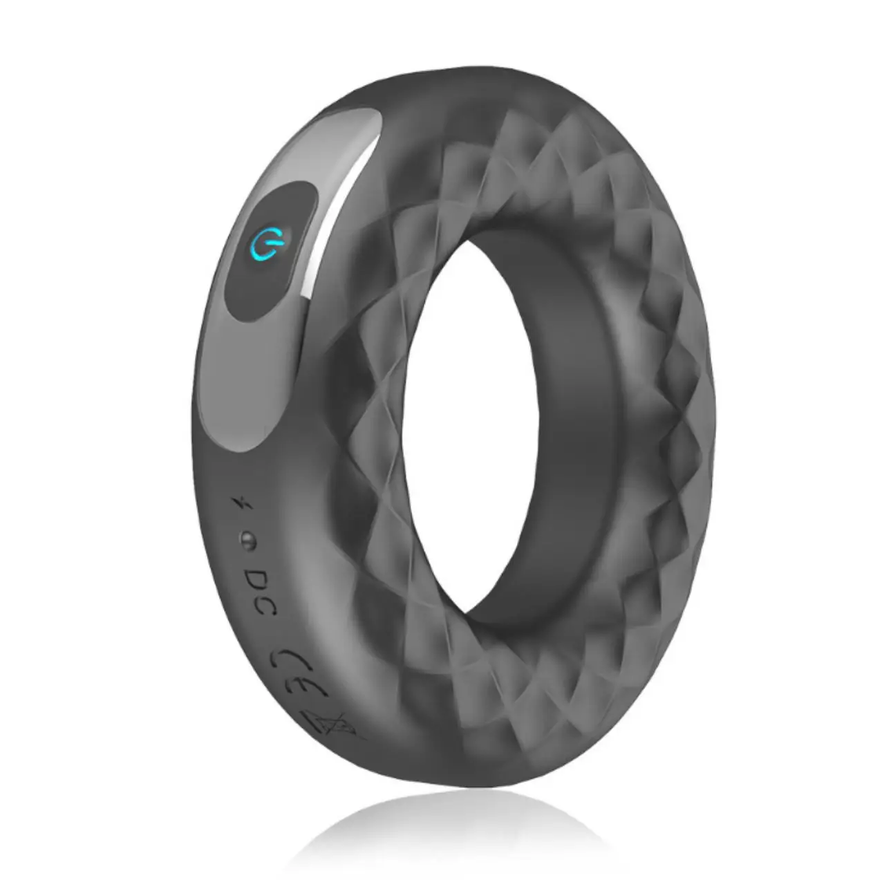 China factory price 10 speeds Silicone Vibration Lock Fine Ring Male Time Delay Masturbation penile ring Sex toy for Man