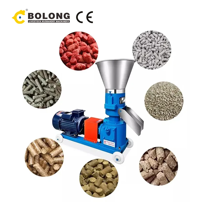 Mini chicken cattle animal feed food pellet making machine Poultry feed pellet mill pelletizer machine