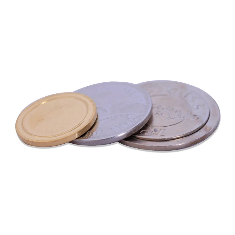 Custom Made High Quality Gold Silver Color Token Coins for Game Machine Amusement Arcade Game