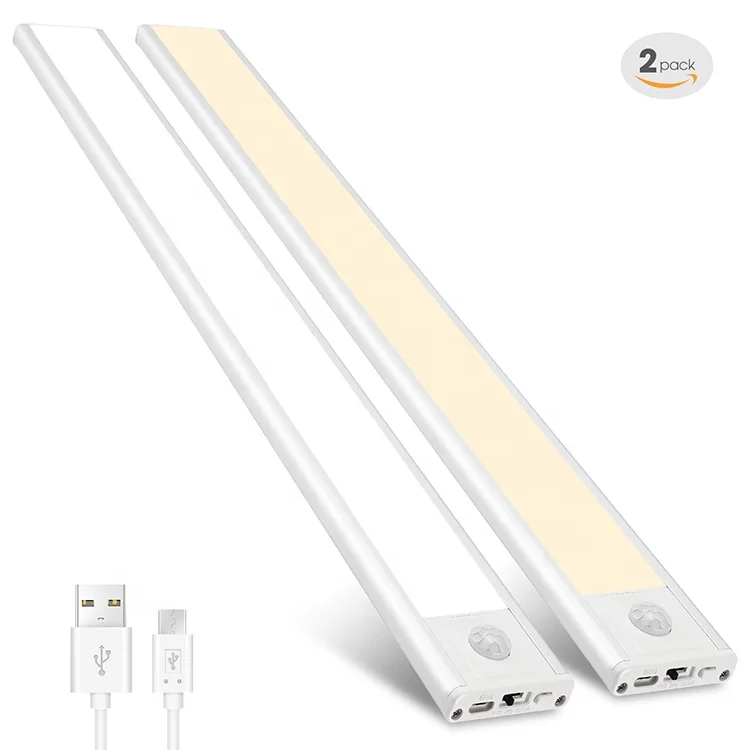 Decovolt Hot Sale Portable Warm White Rechargeable LED Light 2W Wardrobe Light Sensor Lighting