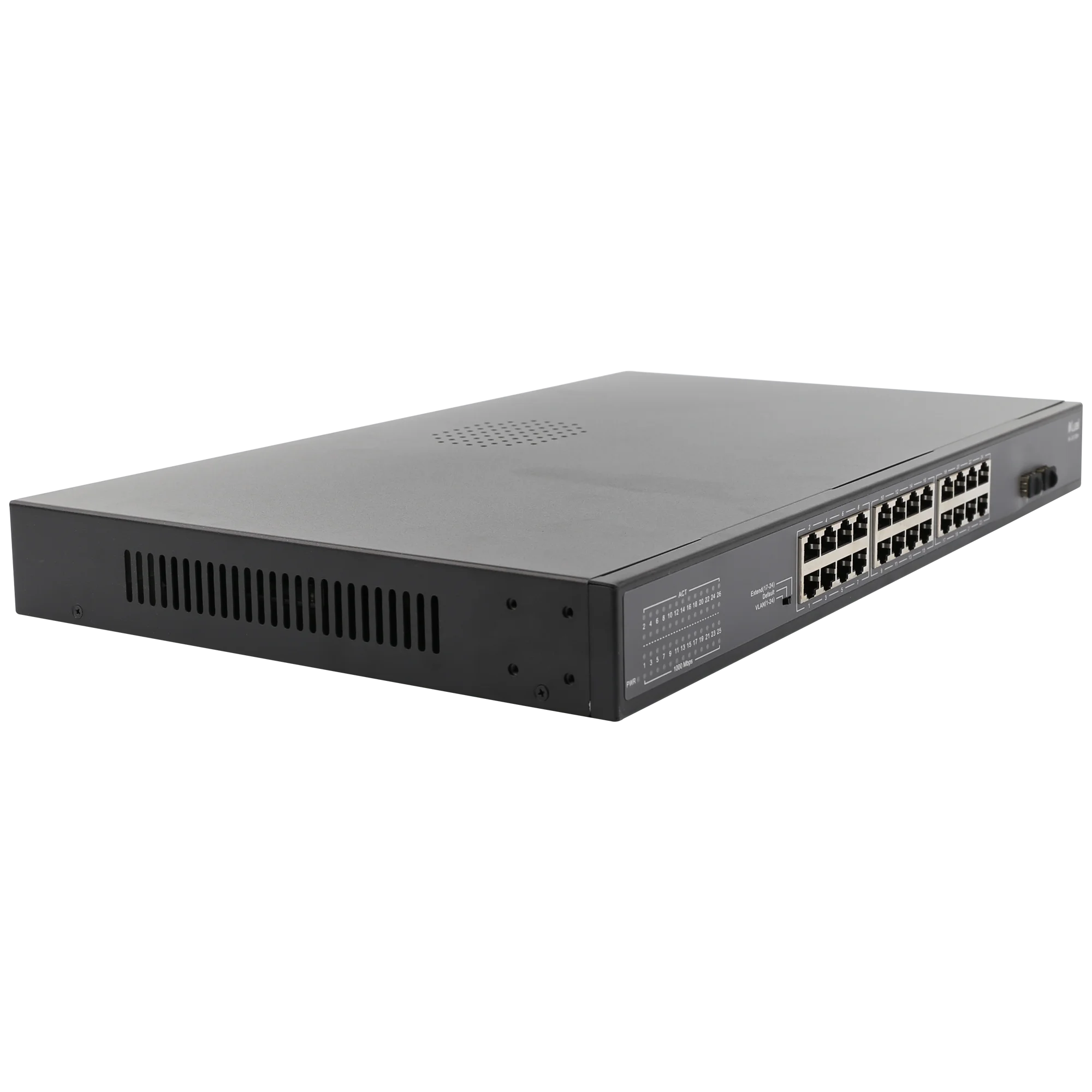 Factory ODM/OEM IK-J3126H 24 port industrial ethernet network switch poe gigabit Unmanaged Gigabit POE Switch 24 port  core sfp